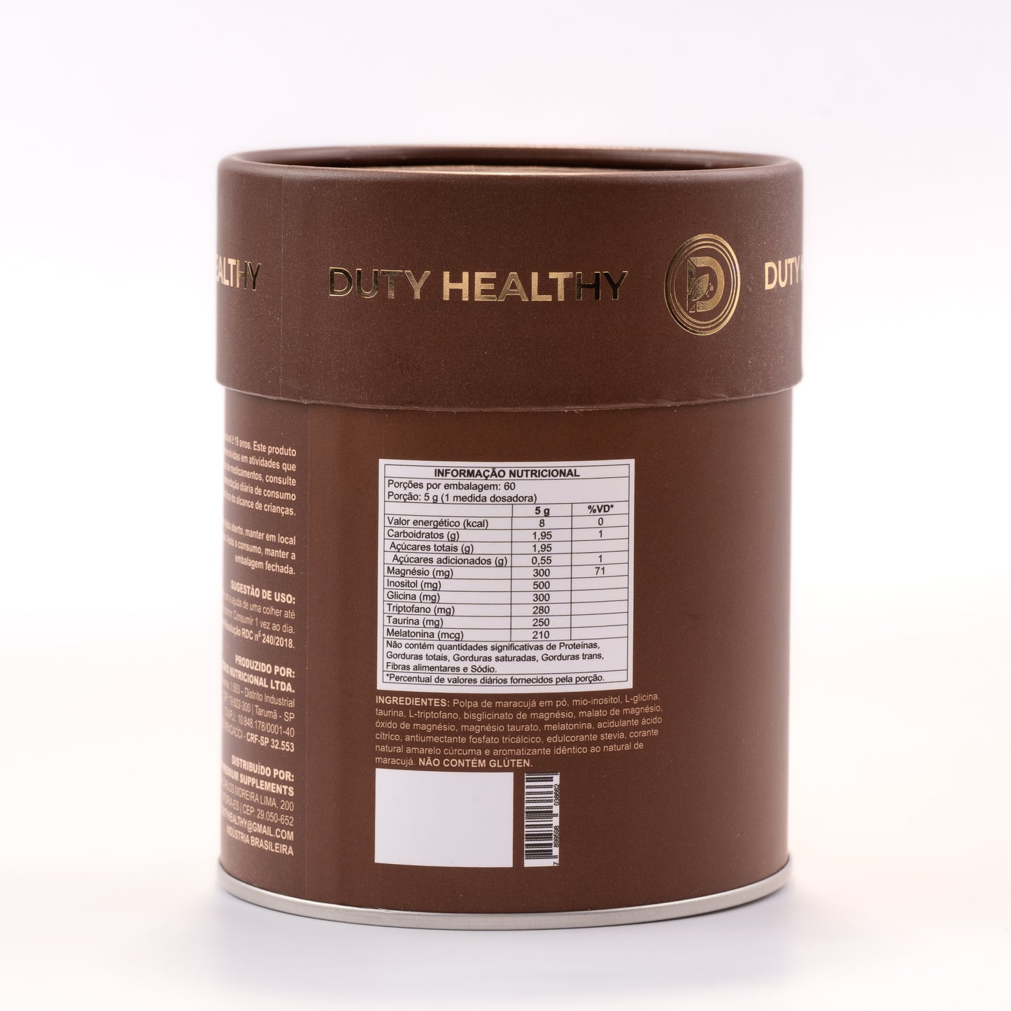 DUTY HEALTHY - MAGNESIO + INOSITOL - 300g - SABOR MARACUJA
