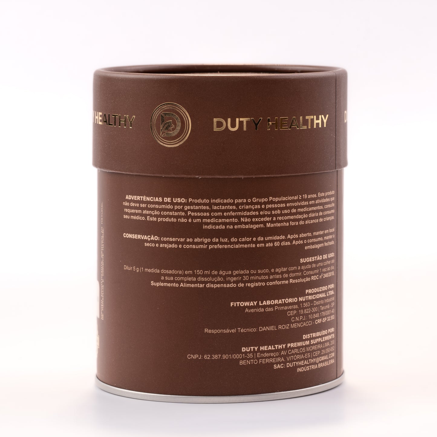 DUTY HEALTHY - MAGNESIO + INOSITOL - 300g - SABOR MARACUJA