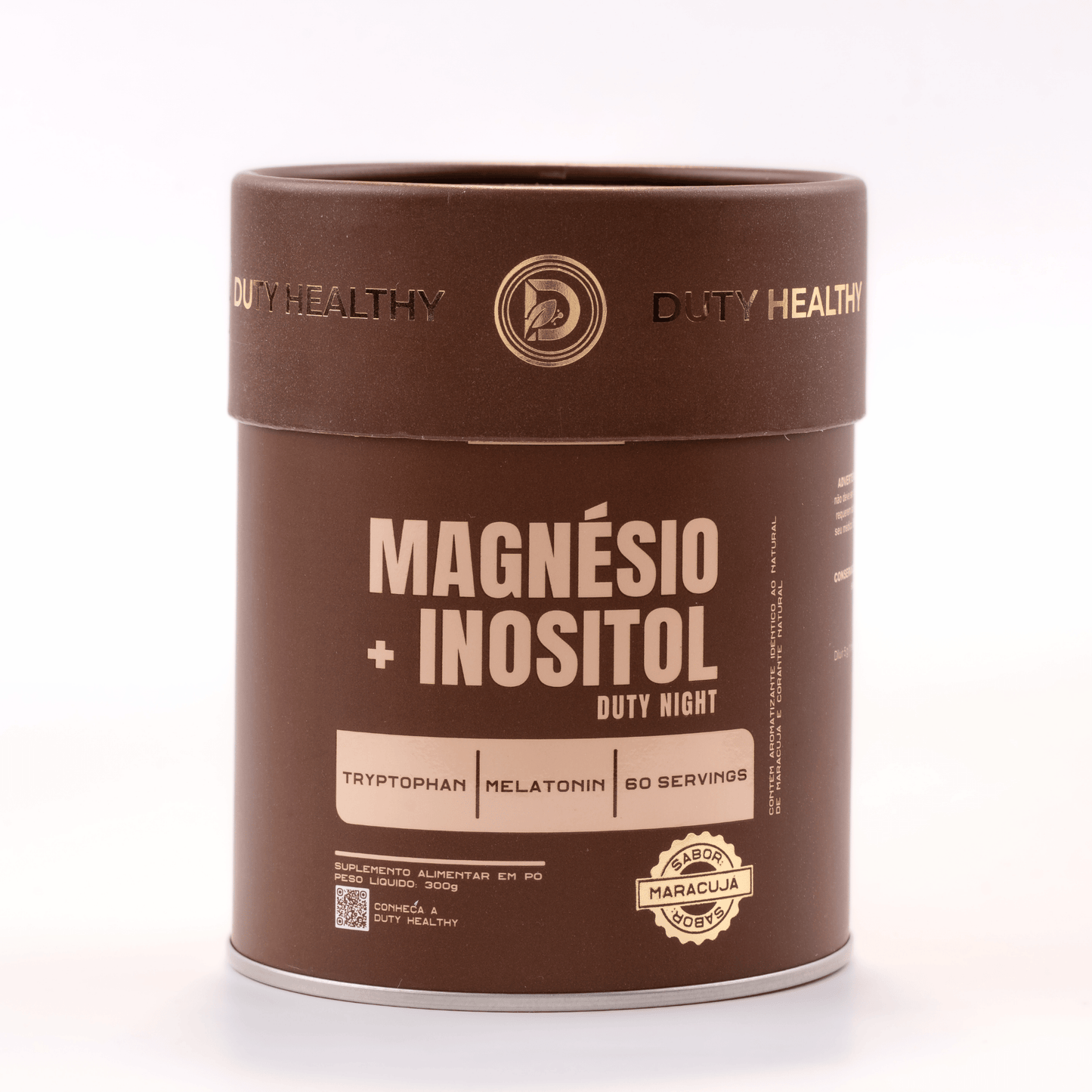 DUTY HEALTHY - MAGNESIO + INOSITOL - 300g - SABOR MARACUJA